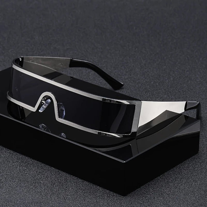 Sophia | Sunglasses Futuristic Wraparound Visor Cyberpunk Style