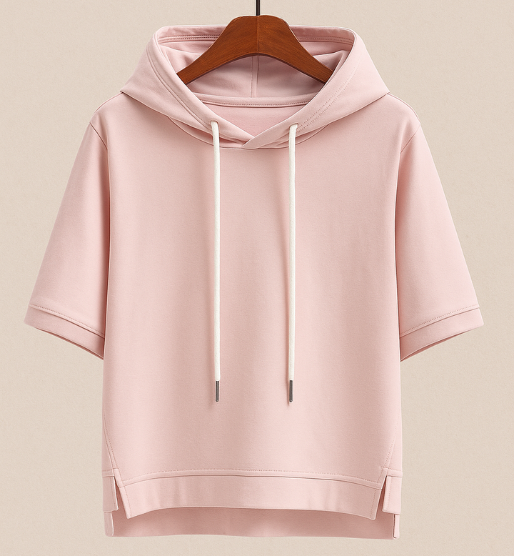 Tahlia | Casual Short Sleeve Hoodie