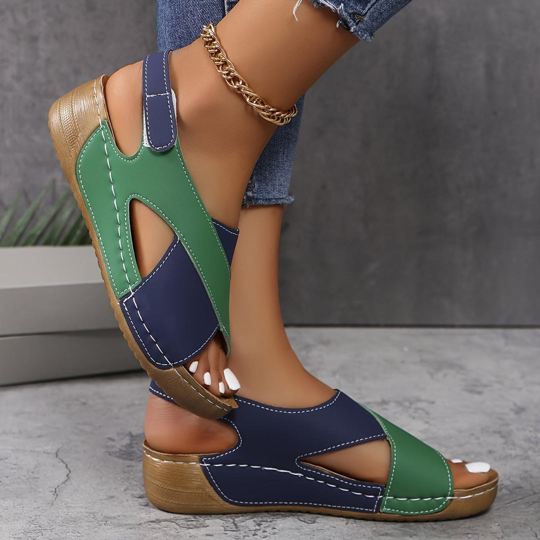 Taylor | Women's Cross Strap Casual Slingback Flat Sandals