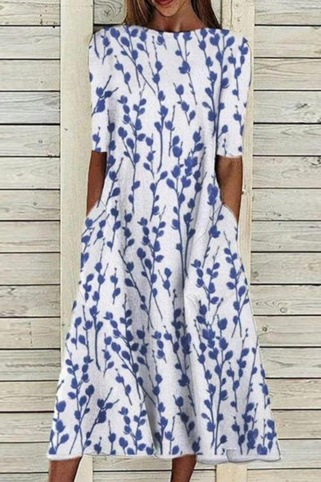 Taylor | Women's Printed Loose Fit Midi Dress