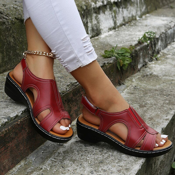 Women's Orthopedic Arch-Support Wedge Slingback Sandals